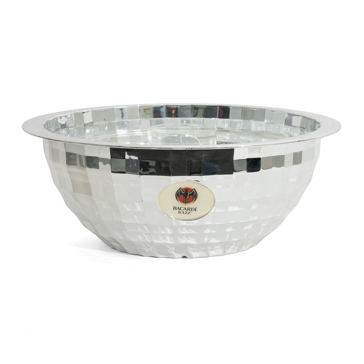 Bacardi Razz LED Kühler Bucket NEU Bar Deko OVP Behälter Eisbox Discokugel