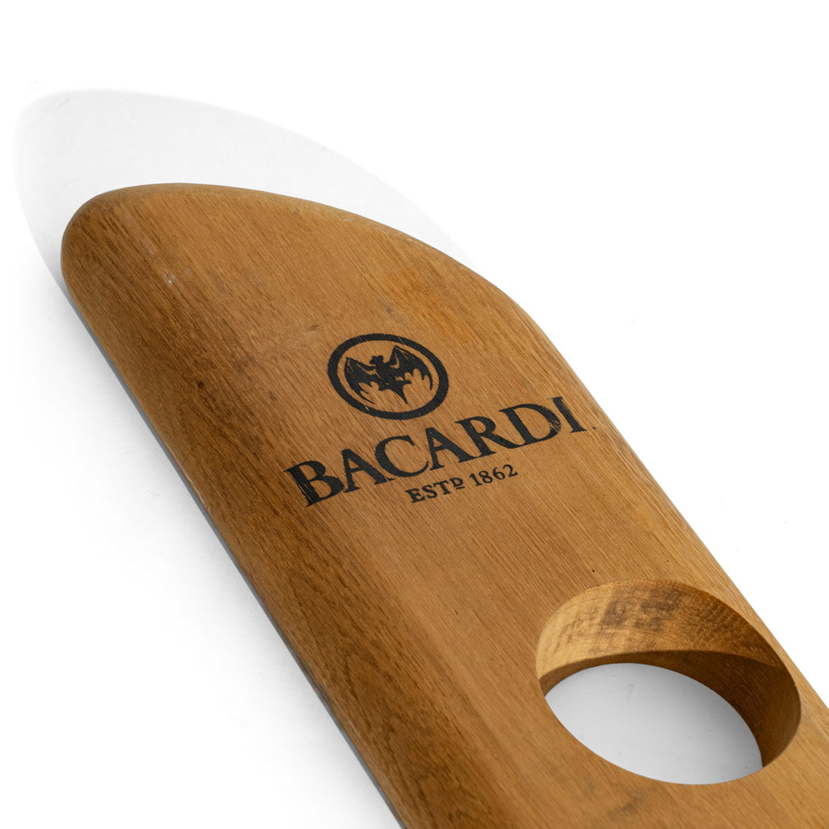 Bacardi Rum Echtholz Glasträger Gläsertablett für 6 Gläser Massiv – Ansicht 4