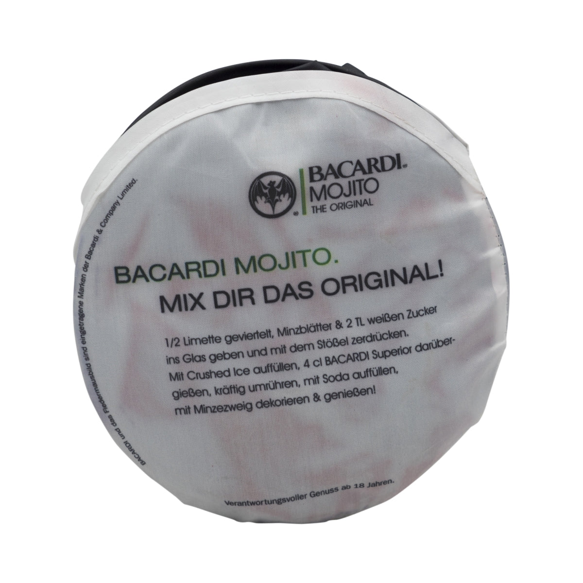 Bacardi Rum Hut faltbar Schwarz Regen Dschungel Angler Fischerhut Mütze Kappe – Ansicht 4