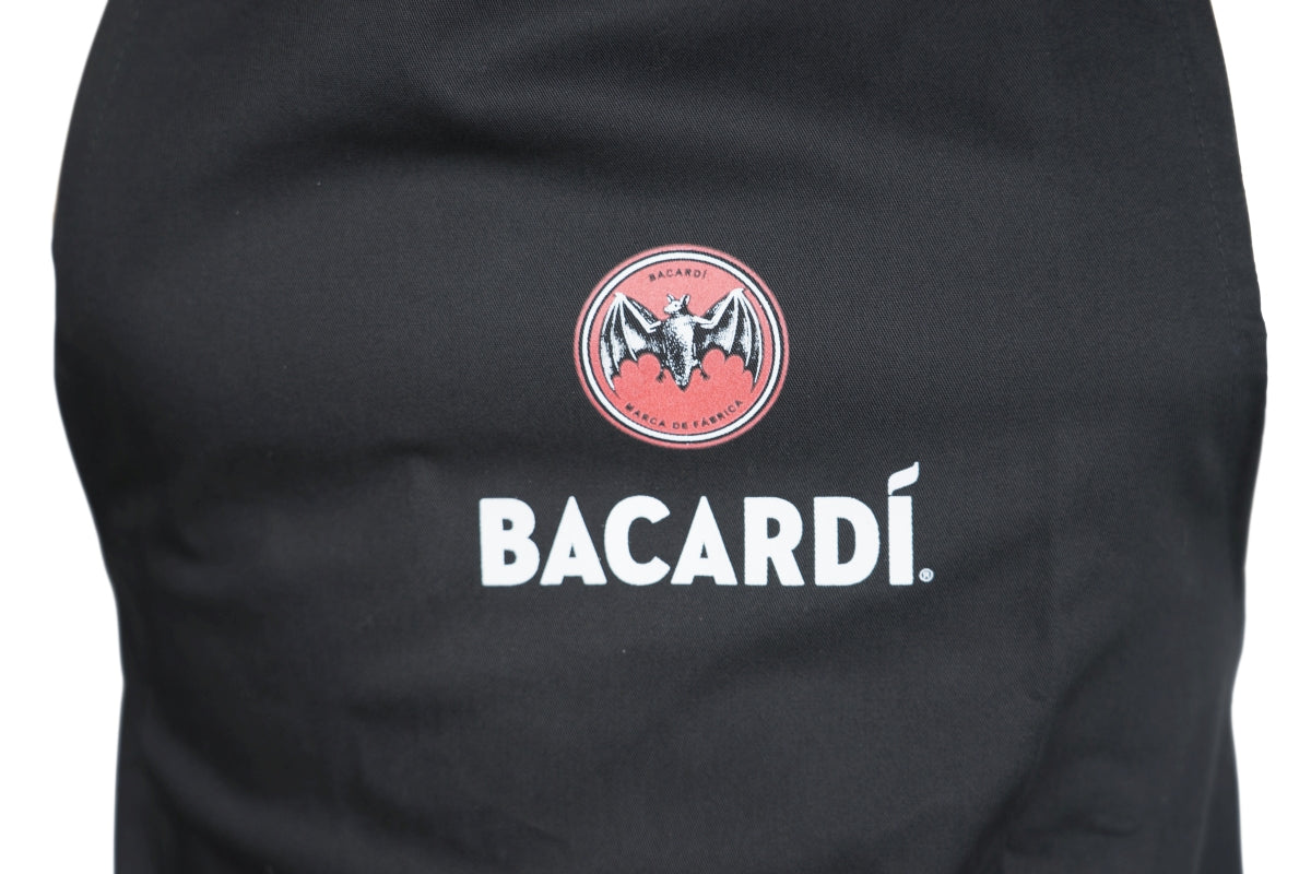 Bacardi Rum Kellner Schürze Latz Lang Eingriffe Koch Service Gastro Bar Ober – Ansicht 3