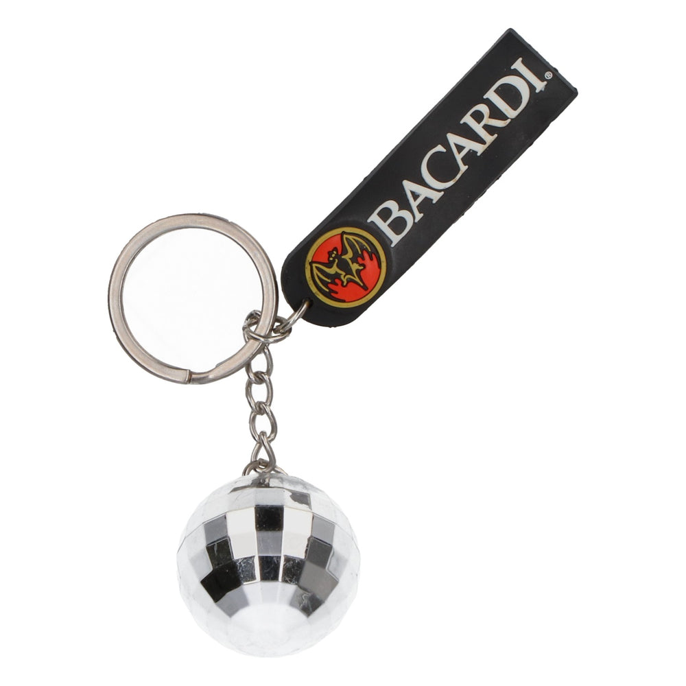 Bacardi Rum Schlüsselanhänger Discokugel