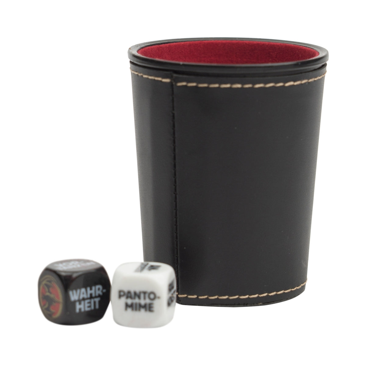 Bacardi Rum Würfel Becher Set Party Trinkspiele Wahrheit Pflicht etc. 2 Würfel – Ansicht 2
