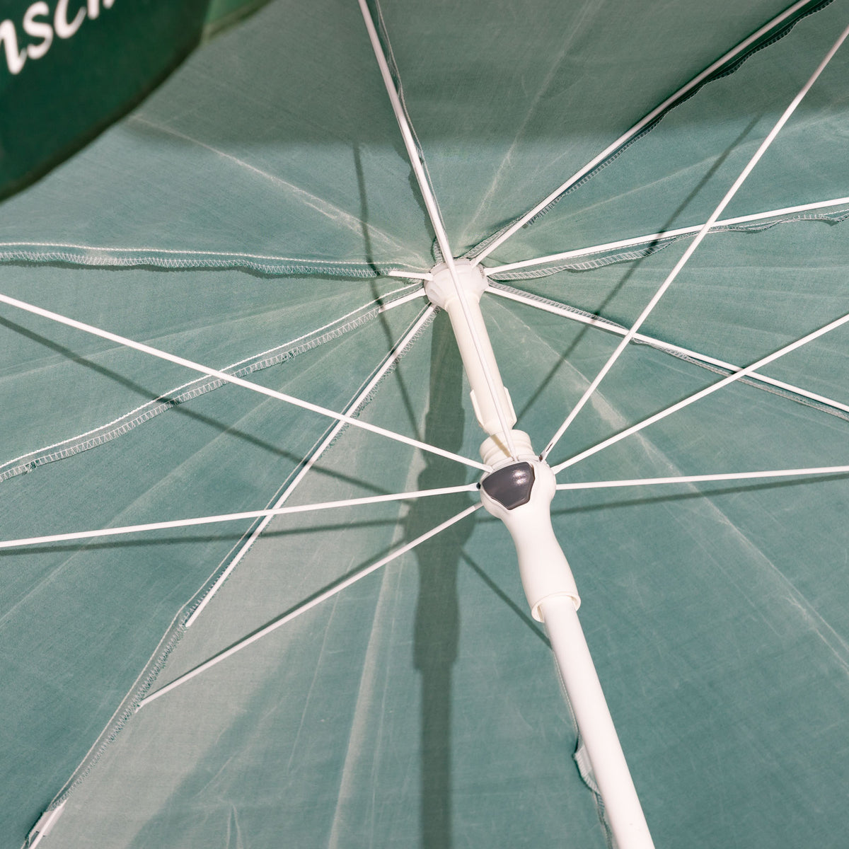 Bad Brambacher Wasser Sonnenschirm 2x2 m grün – Ansicht 2