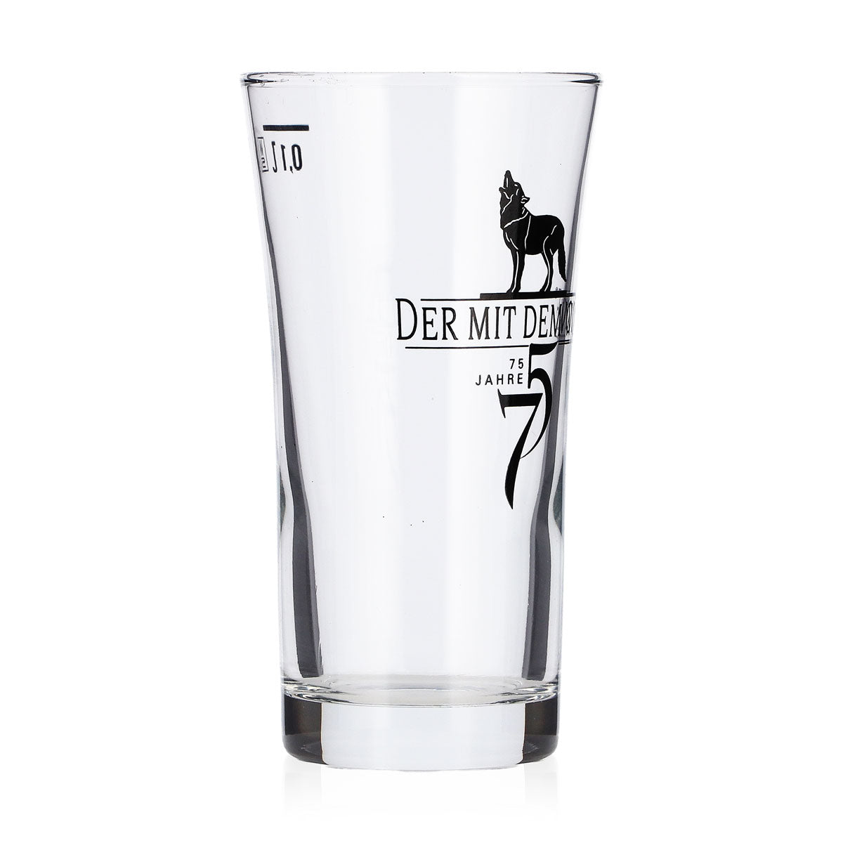 Badischer Winzergenossenschaften Wein Glas 0,1l Probierglas Der mit dem Wolf – Ansicht 2