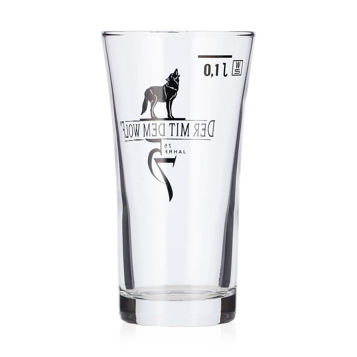 Badischer Winzergenossenschaften Wein Glas 0,1l Probierglas Der mit dem Wolf – Ansicht 3