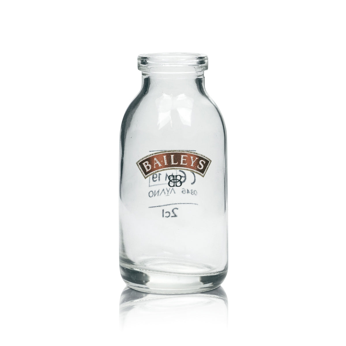 6x Baileys Glas Mini Milchflasche 50ml 2 + 4cl Kurze Schnaps Stamper Shot Gläser – Ansicht 2