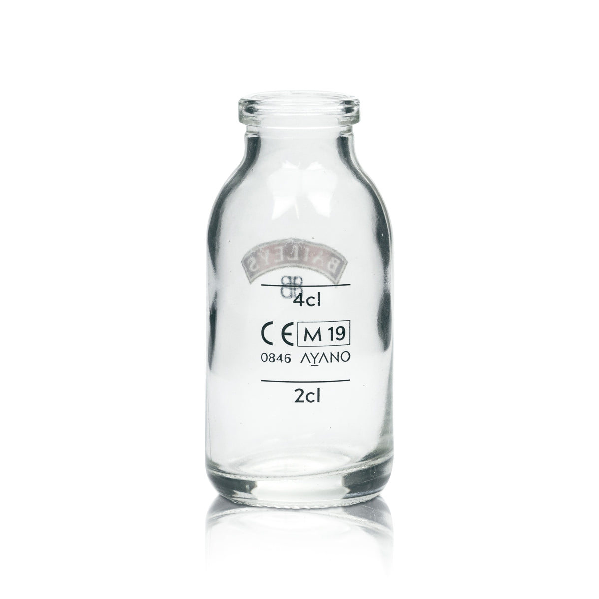 6x Baileys Glas Mini Milchflasche 50ml 2 + 4cl Kurze Schnaps Stamper Shot Gläser – Ansicht 3