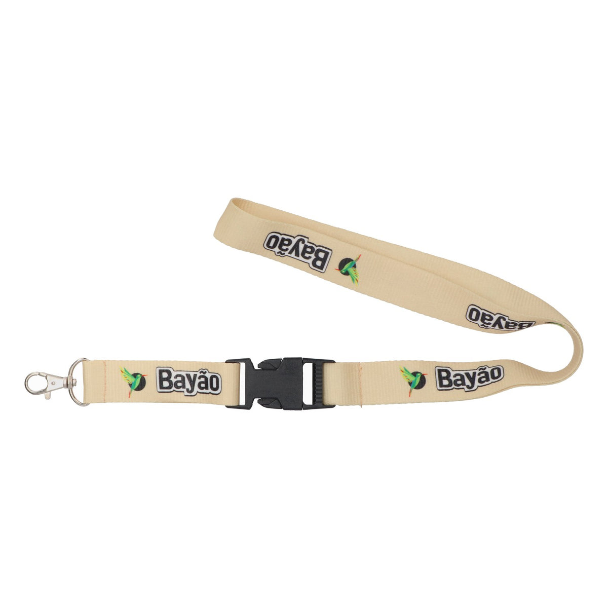 Bayao Rum Schlüsselanhänger Schlüsselband Lanyard Beige