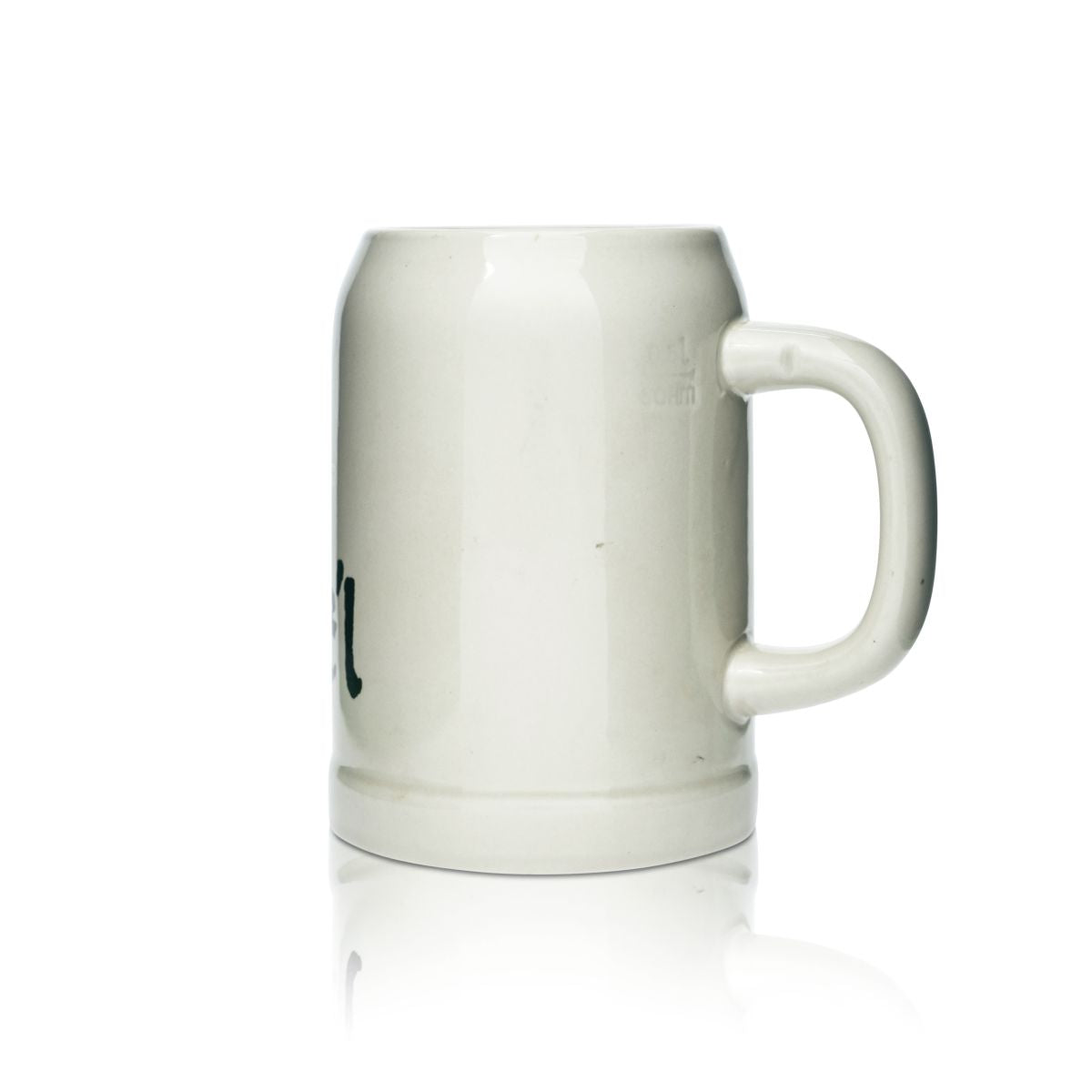 Bayreuther Zwickl Bierglas 0,65l Tonkrug Aktien Zwickl Kellerbier Keramik Gläser – Ansicht 2
