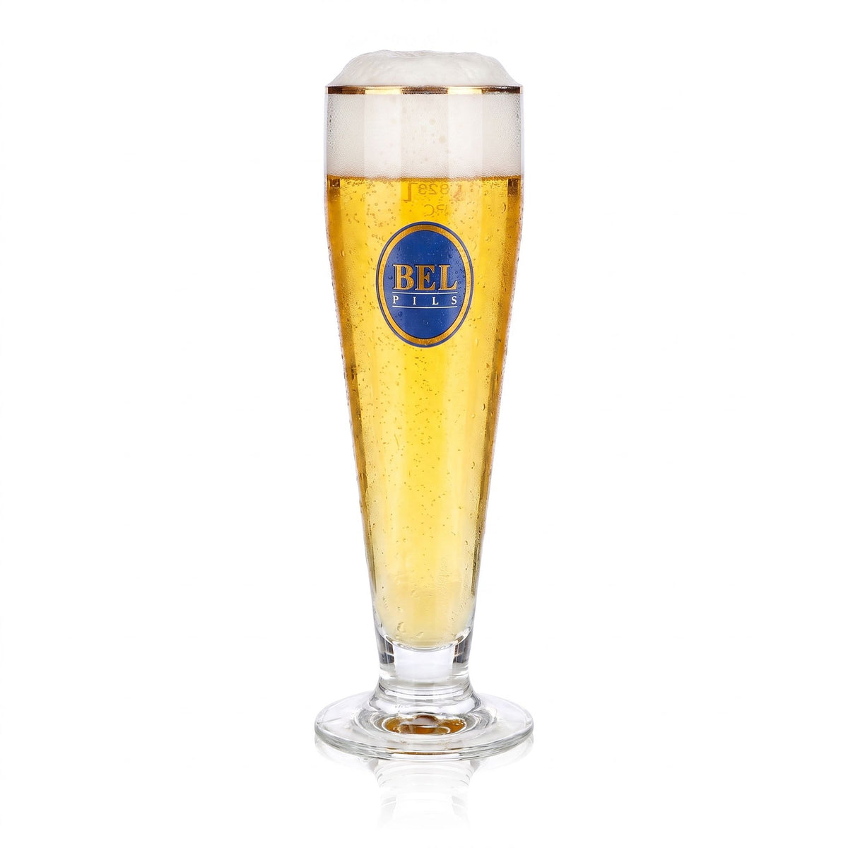 Bel Bier Glas 0,25l Pokal Pils Goldrand Ritzenhoff