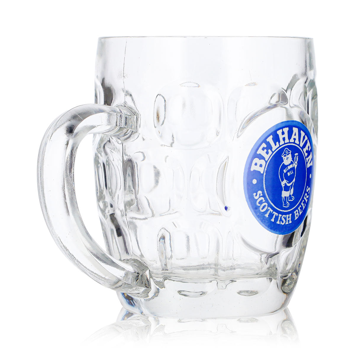 Belhaven Bier Glas 0,3l Krug Scottish Beers Relief – Ansicht 3