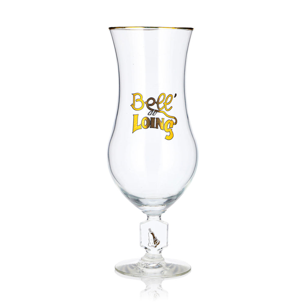 Bell' De Loing Bier Glas 0,33l Kelch Goldrand Pokal Durabor