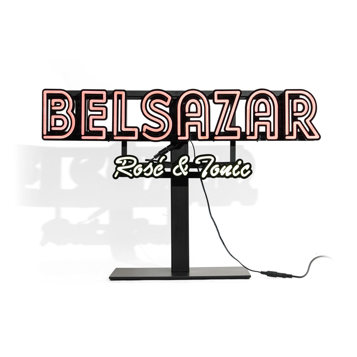 Belsazar Leuchtreklame Luminated LED Neon Wallsign Rose & Tonic Bardeko Merch – Ansicht 6