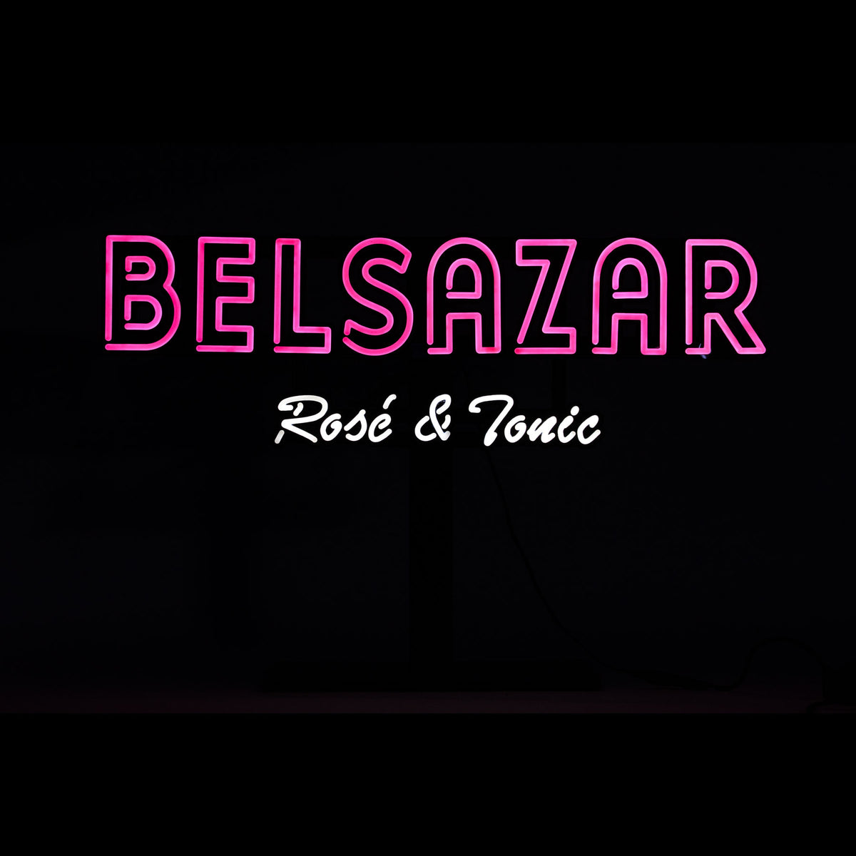 Belsazar Leuchtreklame Luminated LED Neon Wallsign Rose & Tonic Bardeko Merch – Ansicht 8