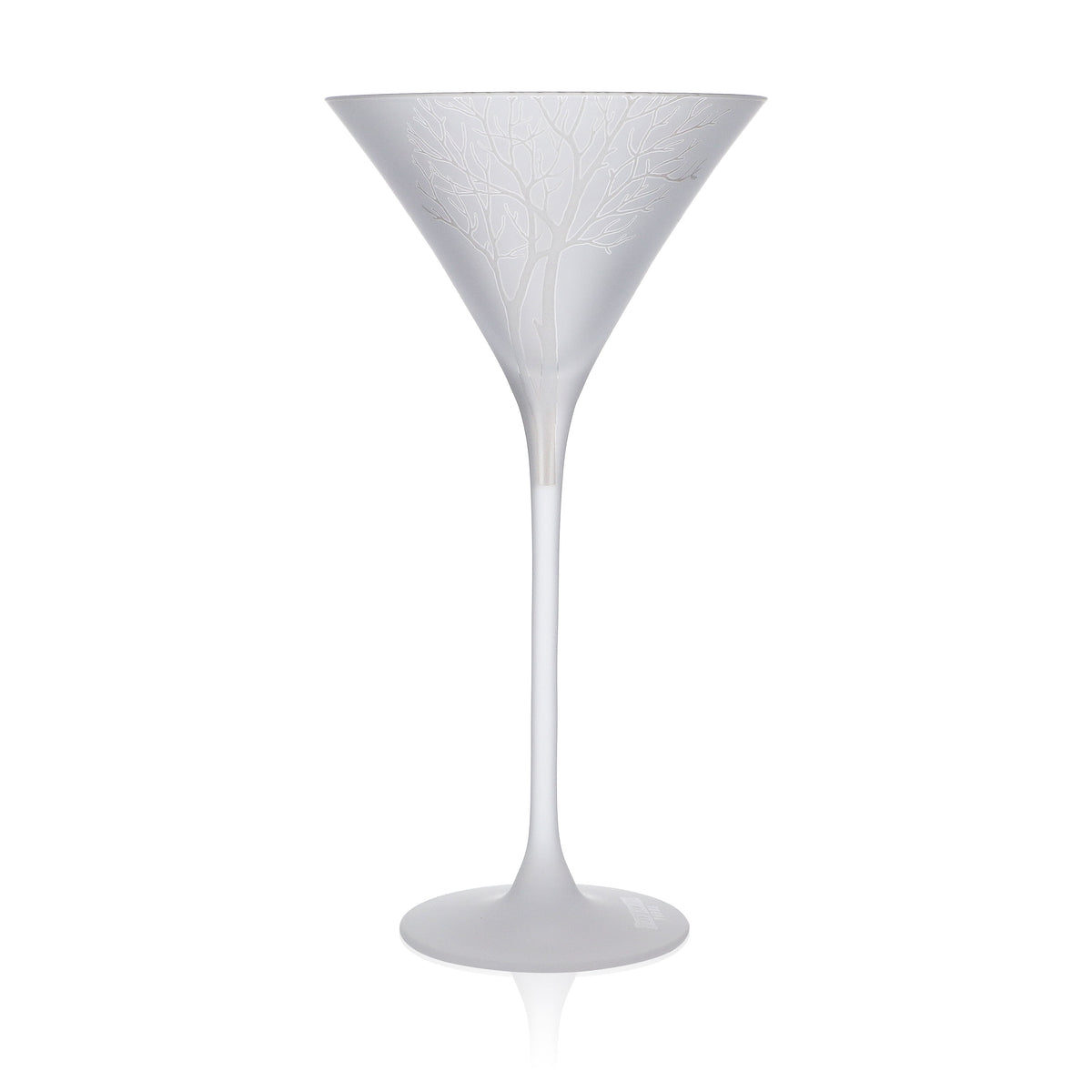 Belvedere Vodka Cocktailglas Vodkaglas Gläser Baumsignatur weiß satiniert – Ansicht 6