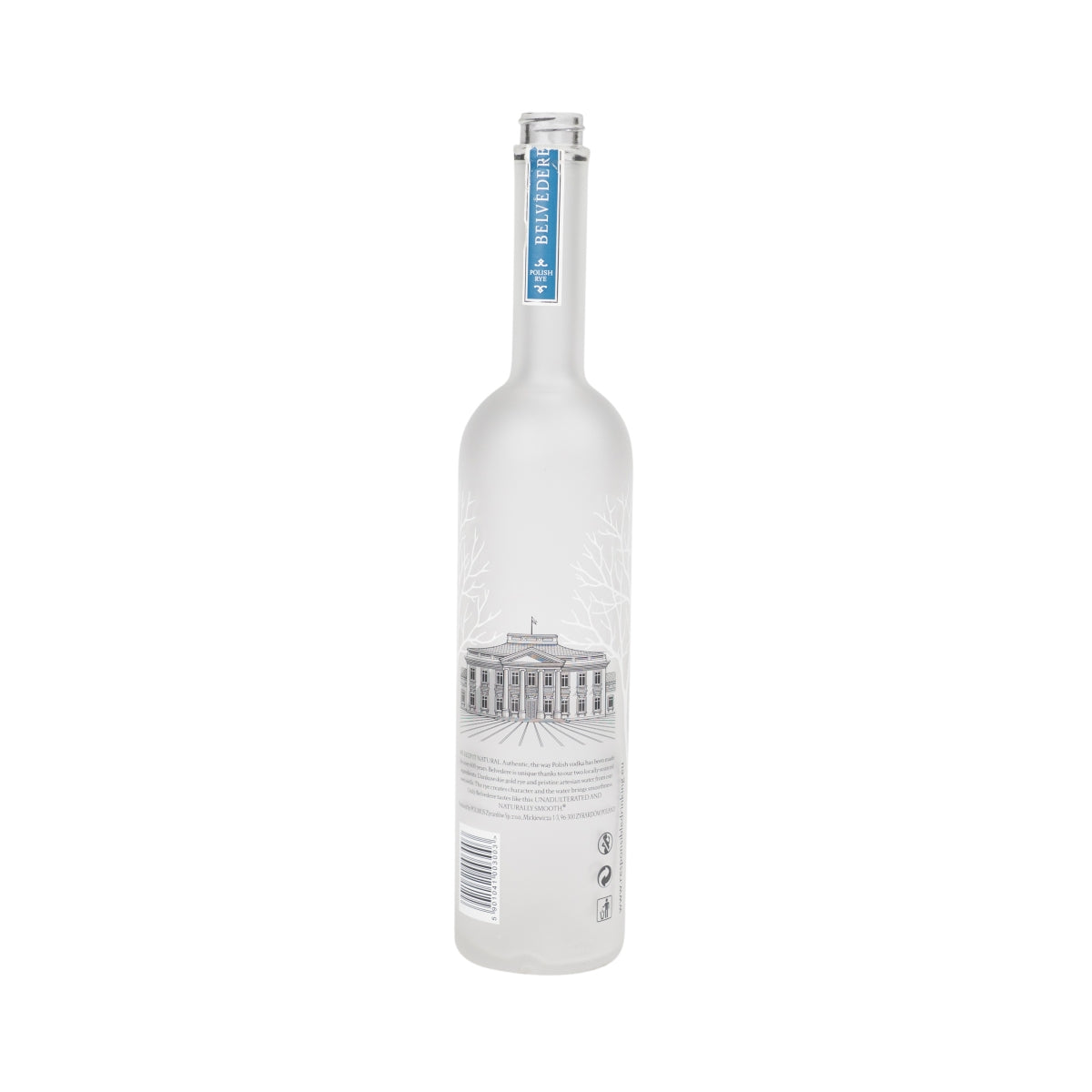 Belvedere Vodka Flasche 0,7l LEER gebraucht Poland Basteln Lampe Deko Spardose – Ansicht 2