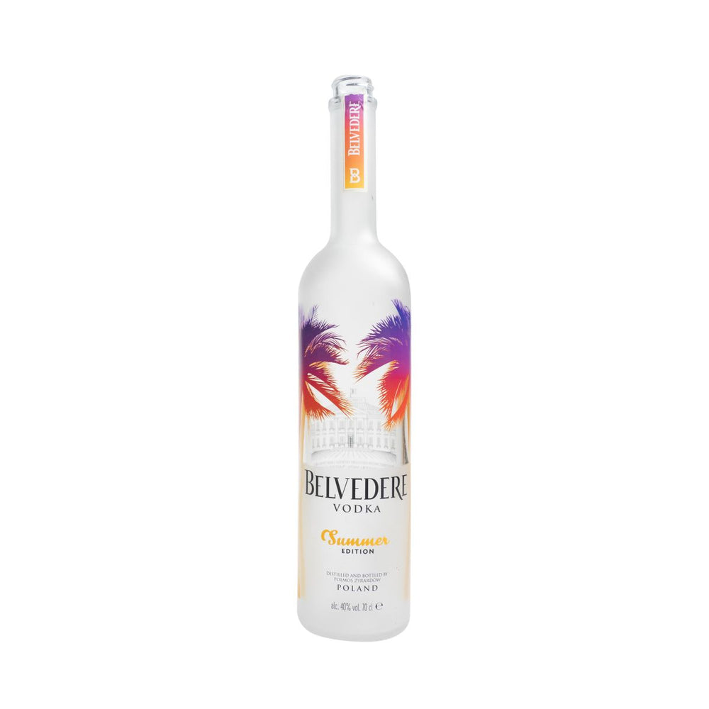 Belvedere Vodka Showflasche LEER 0,7l Summer Edition Gerbaucht Deko Dummy