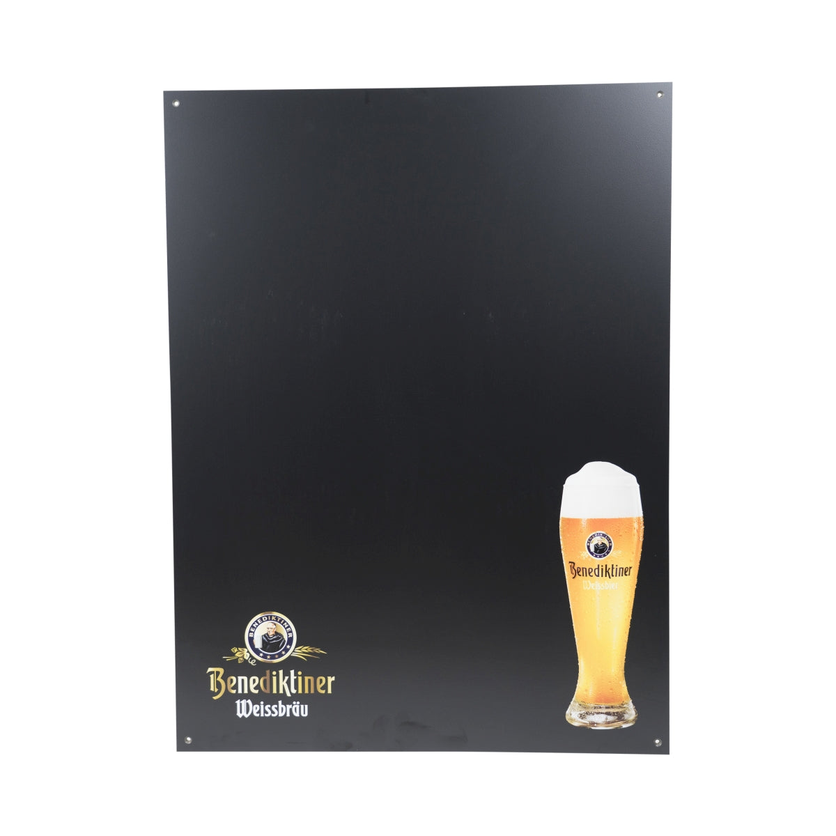 Benediktiner Bier Tafel Kreidetafel 89x62 Gastro Menu Brauerei Schild Wand Bar