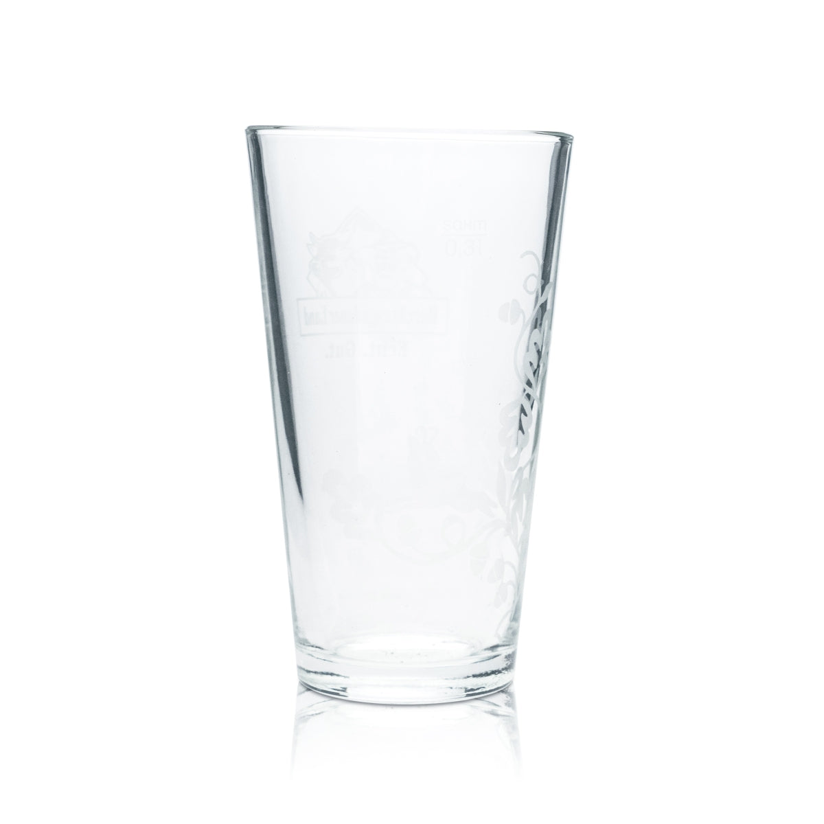 Berchtesgadener Milch Glas 0,3l Becher Gläser Land Bauern Gastro Wasser Saft Bar – Ansicht 2