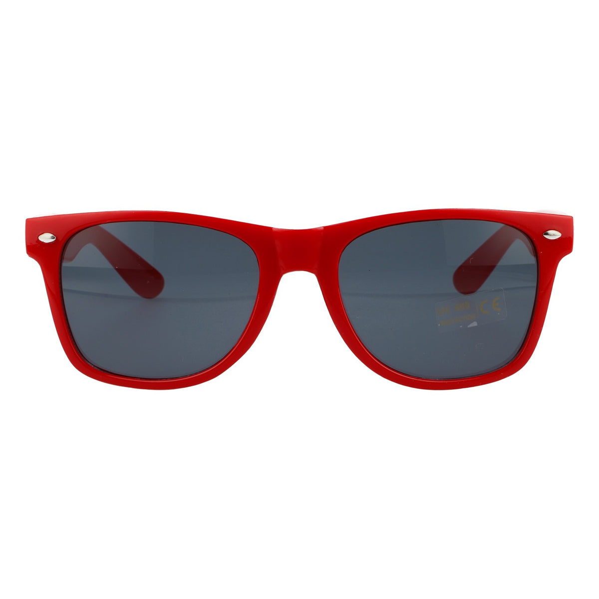 Berentzen Sonnenbrille Rot UV-Schutz 400 Wayfarer Party Festival