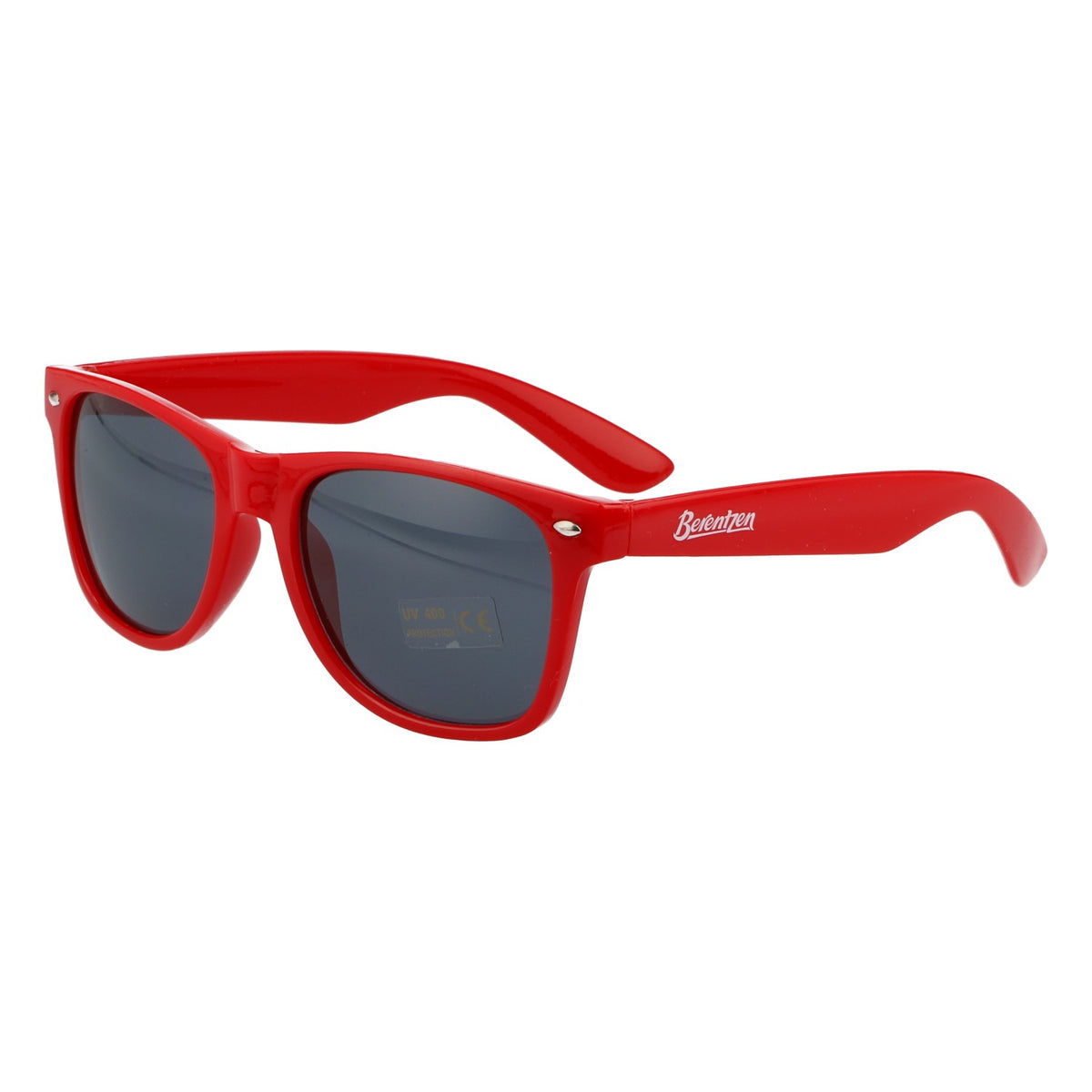 Berentzen Sonnenbrille Rot UV-Schutz 400 Wayfarer Party Festival – Ansicht 2