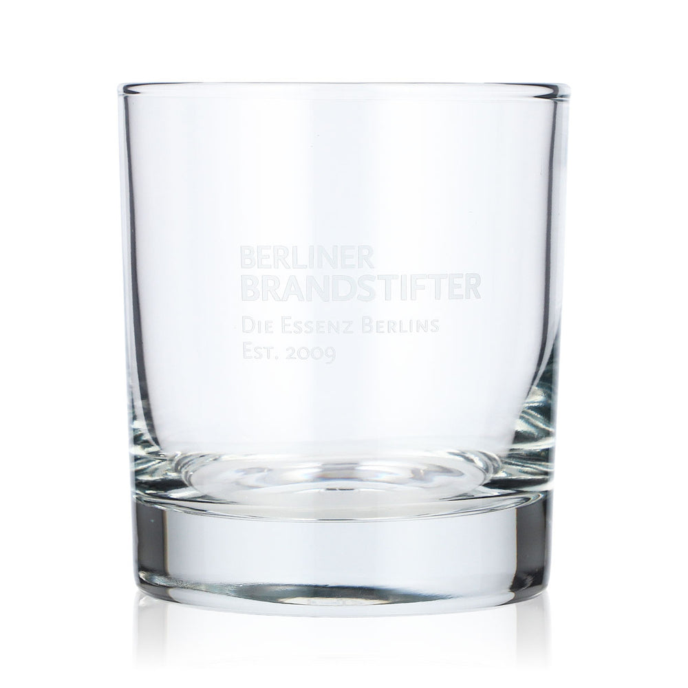 Berliner Brandstifter Glas 0,3l Tumbler Whiskyglas Old Fashioned Lowball