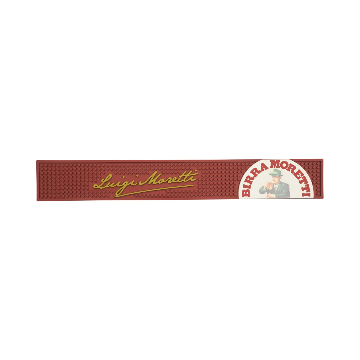 Birra Moretti Bier Barmatte Luigi Italien Gläser Abtropf Unterlage Runner Beer – Ansicht 2