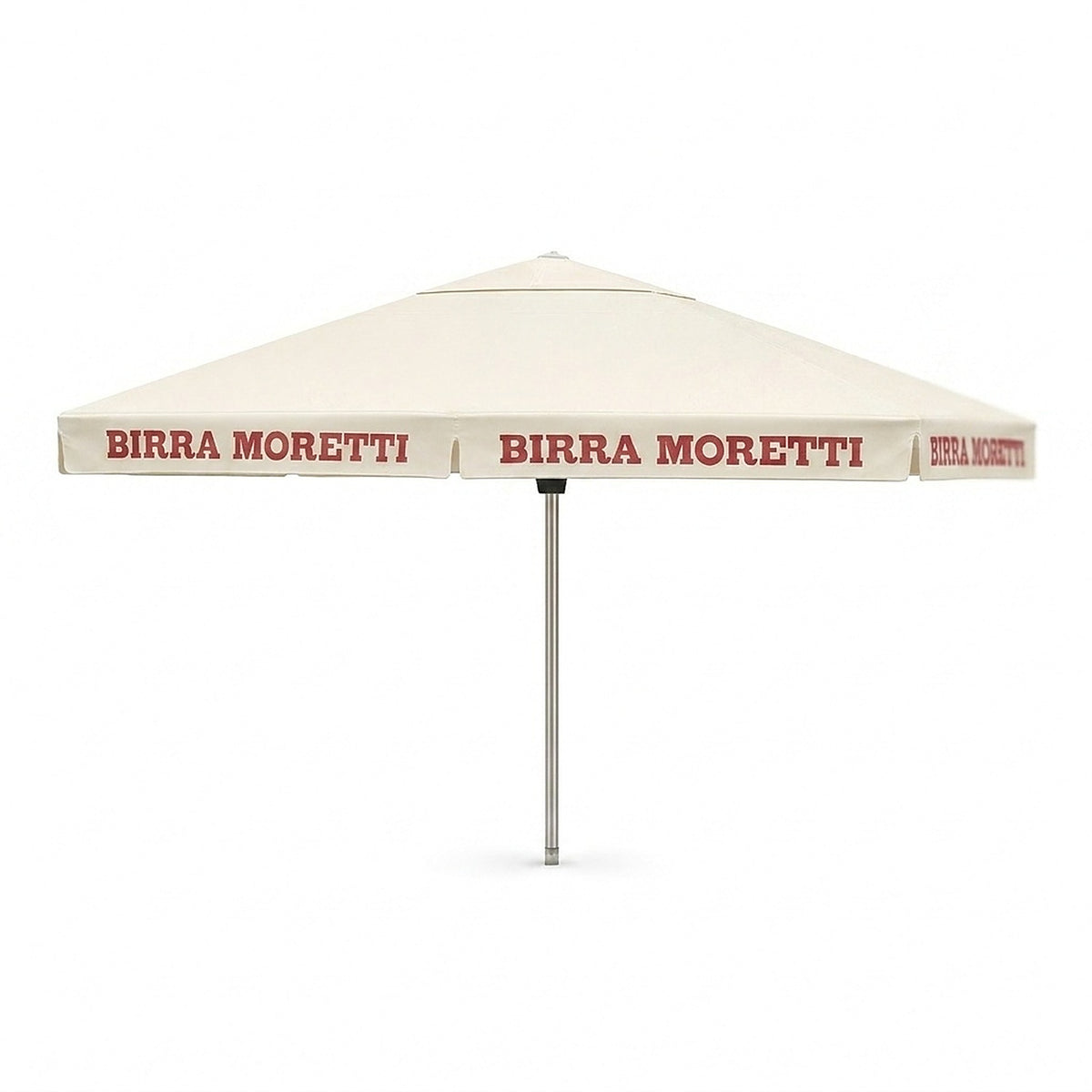 Birra Moretti Bier Sonnenschirm 4x4m Brauerei Gastro Biergarten Schirm