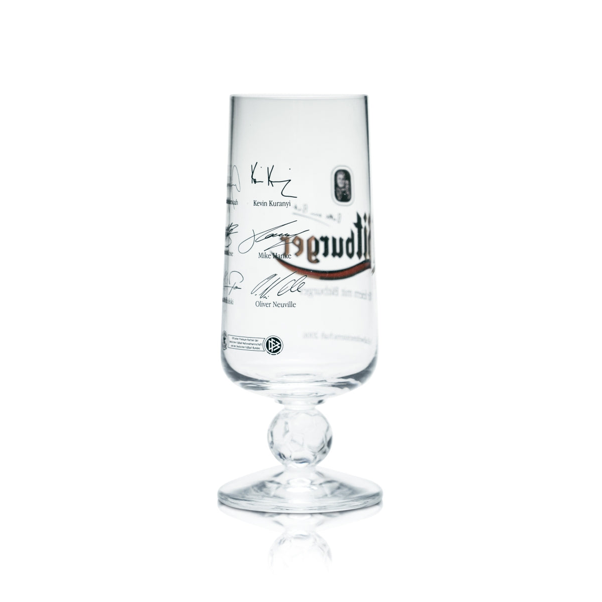 Bitburger Bier Glas 0,25l Pokal Tulpe WM 2006 Edition Sammler Gläser Deutschland – Ansicht 2
