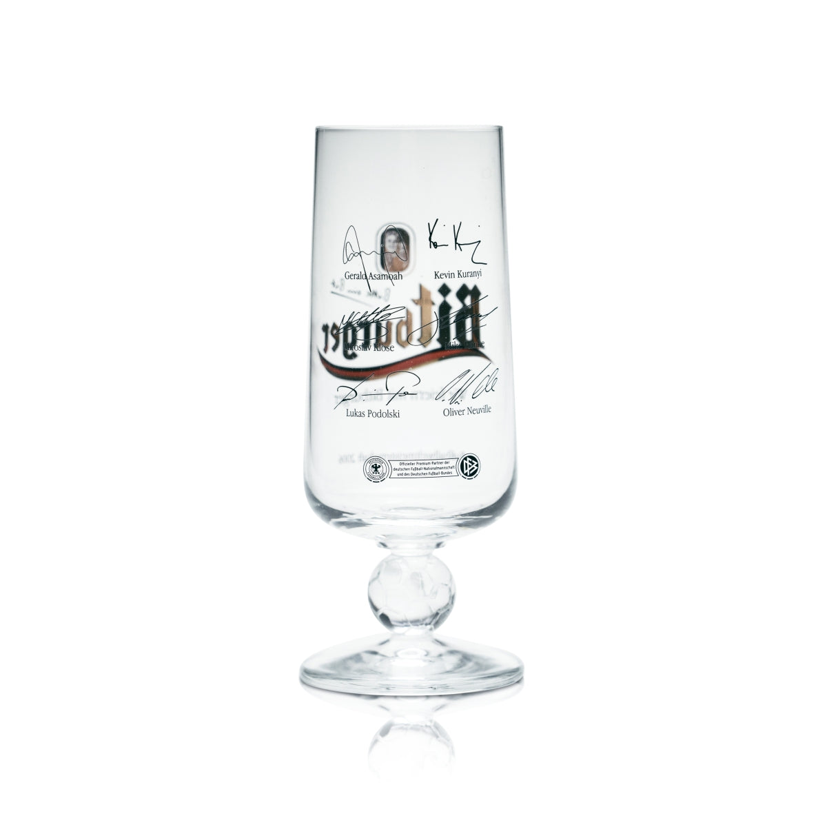 Bitburger Bier Glas 0,25l Pokal Tulpe WM 2006 Edition Sammler Gläser Deutschland – Ansicht 4