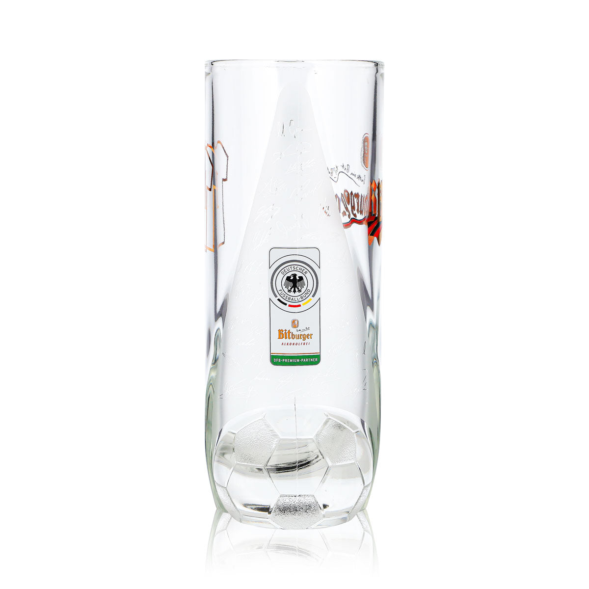 Bitburger Bier Glas 0,4l Krug DFB-Premium Alkoholfrei Trikotnummer 1 – Ansicht 4