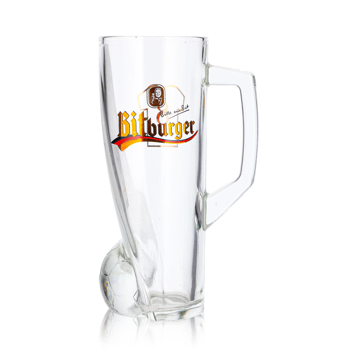 Bitburger Bier Glas 0,4l Krug DFB-Premium Alkoholfrei Trikotnummer 8 – Ansicht 2
