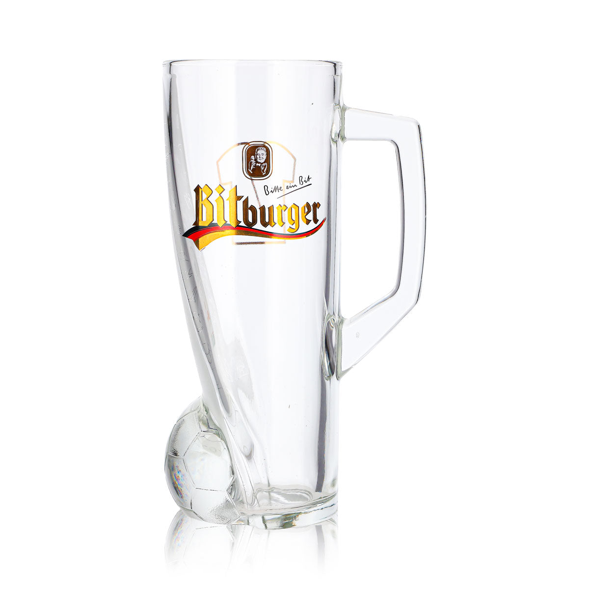 Bitburger Bier Glas 0,4l Krug DFB-Premium Alkoholfrei Trikotnummer 7 – Ansicht 2