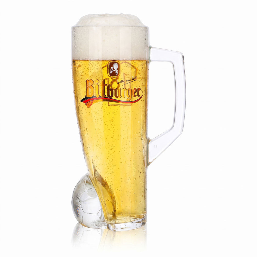 Bitburger Bier Glas 0,4l Krug DFB-Premium Alkoholfrei Trikotnummer 18