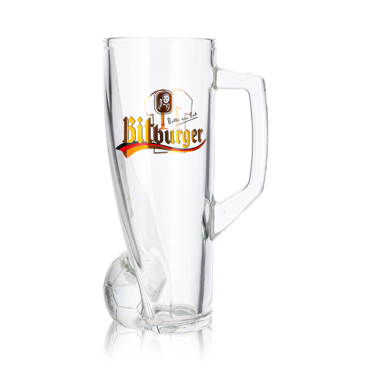Bitburger Bier Glas 0,4l Krug DFB-Premium Alkoholfrei Trikotnummer 11 – Ansicht 2