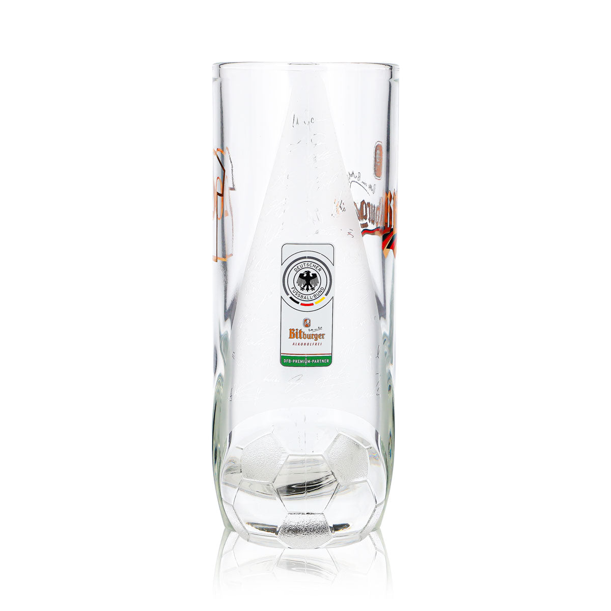 Bitburger Bier Glas 0,4l Krug DFB-Premium Alkoholfrei Trikotnummer 20 – Ansicht 4