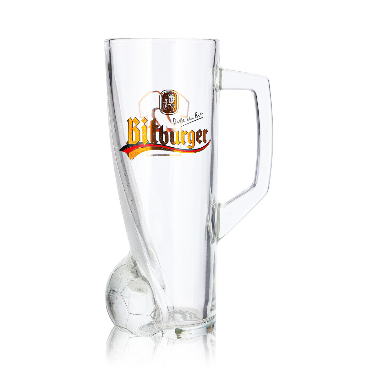 Bitburger Bier Glas 0,4l Krug DFB-Premium Alkoholfrei Trikotnummer 22 – Ansicht 2