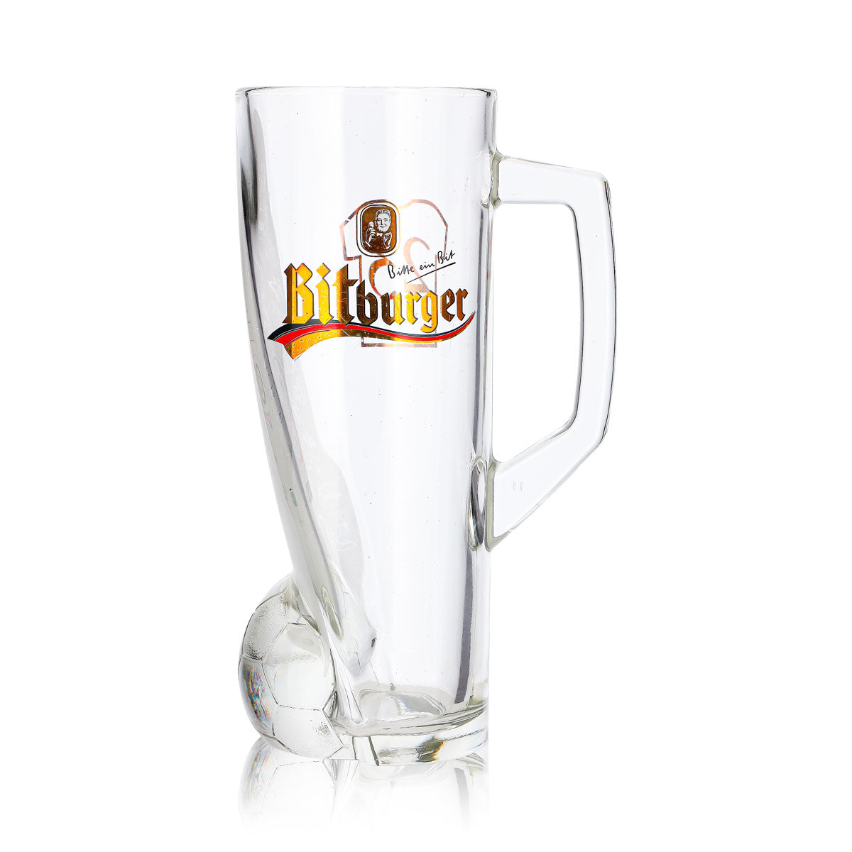 Bitburger Bier Glas 0,4l Krug DFB-Premium Alkoholfrei Trikotnummer 23 – Ansicht 2