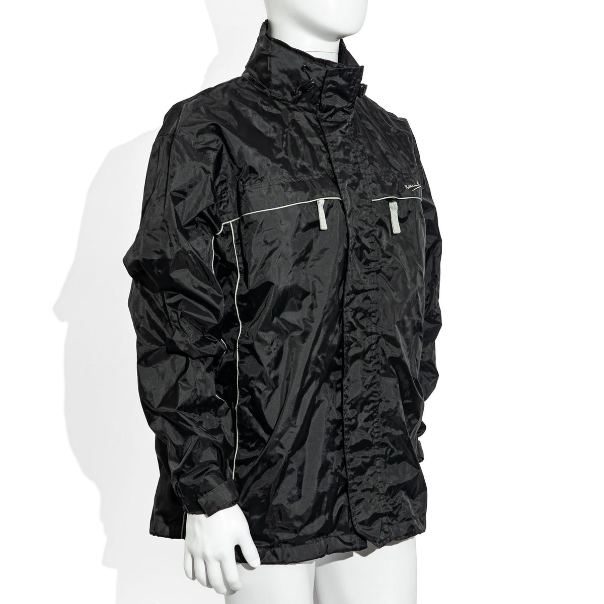 Bitburger Bier Glas Gr,XL Polyester Regenjacke mit Kaputze Jacke Gr.XL schwarz – Ansicht 2