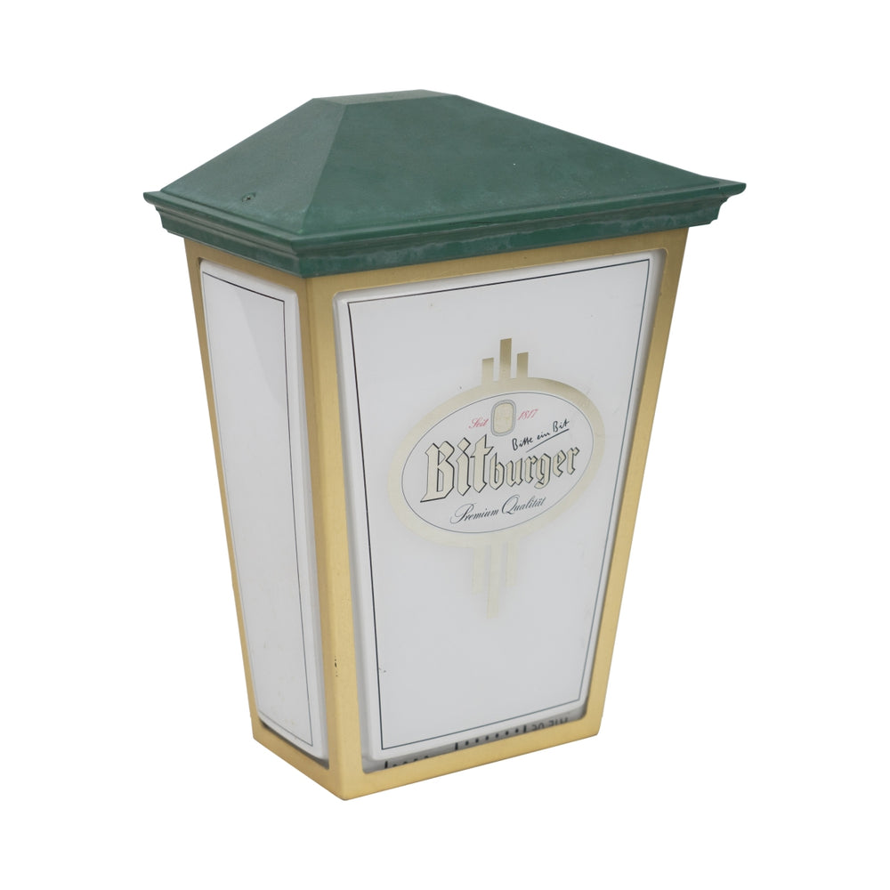 Bitburger Bier Laterne Wand Lampe Leuchte Gastro Biergarten Brauerei Licht Bar
