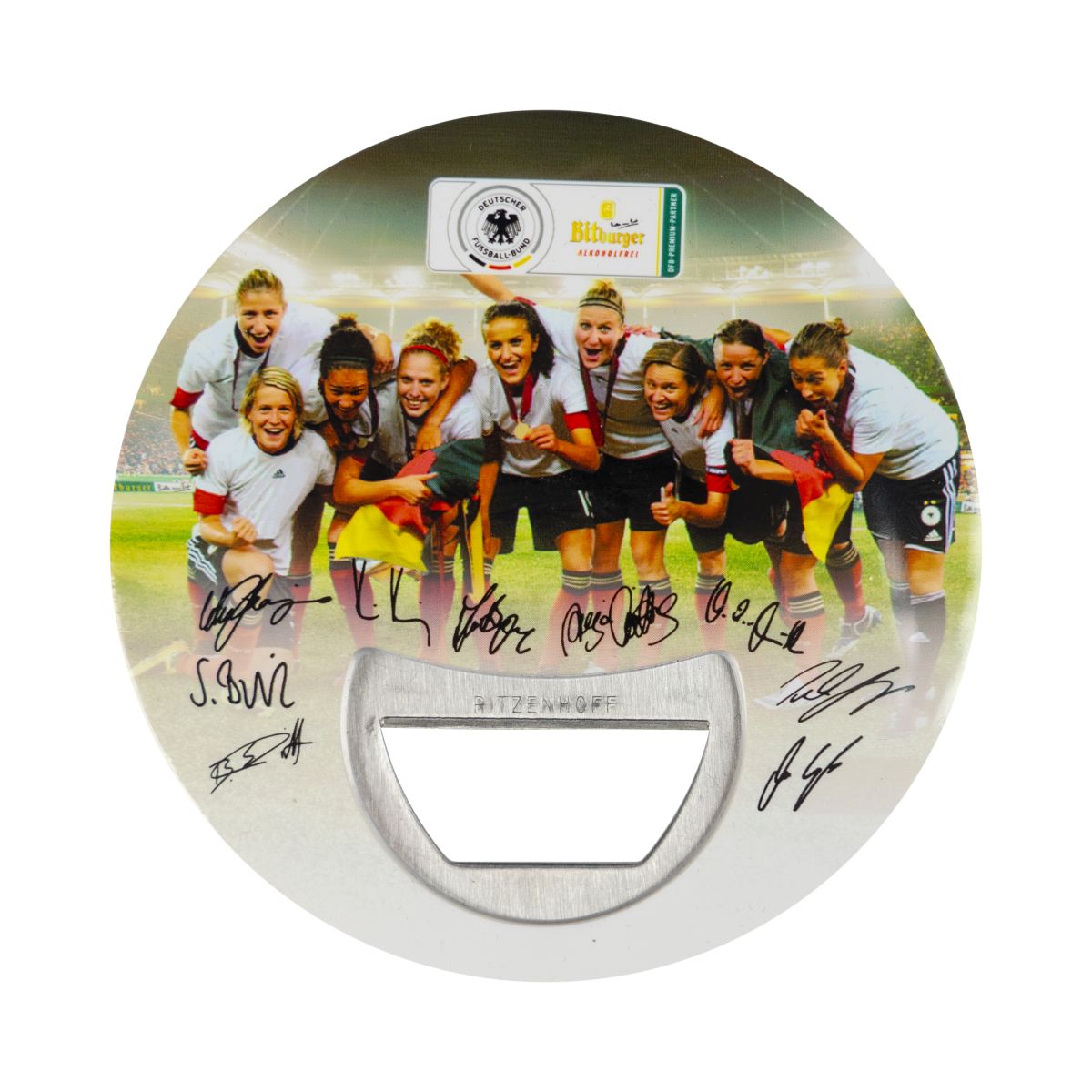 Bitburger Flaschenöffner Sonderedition DFB Fußballnationalmannschaft Sammler – Ansicht 3
