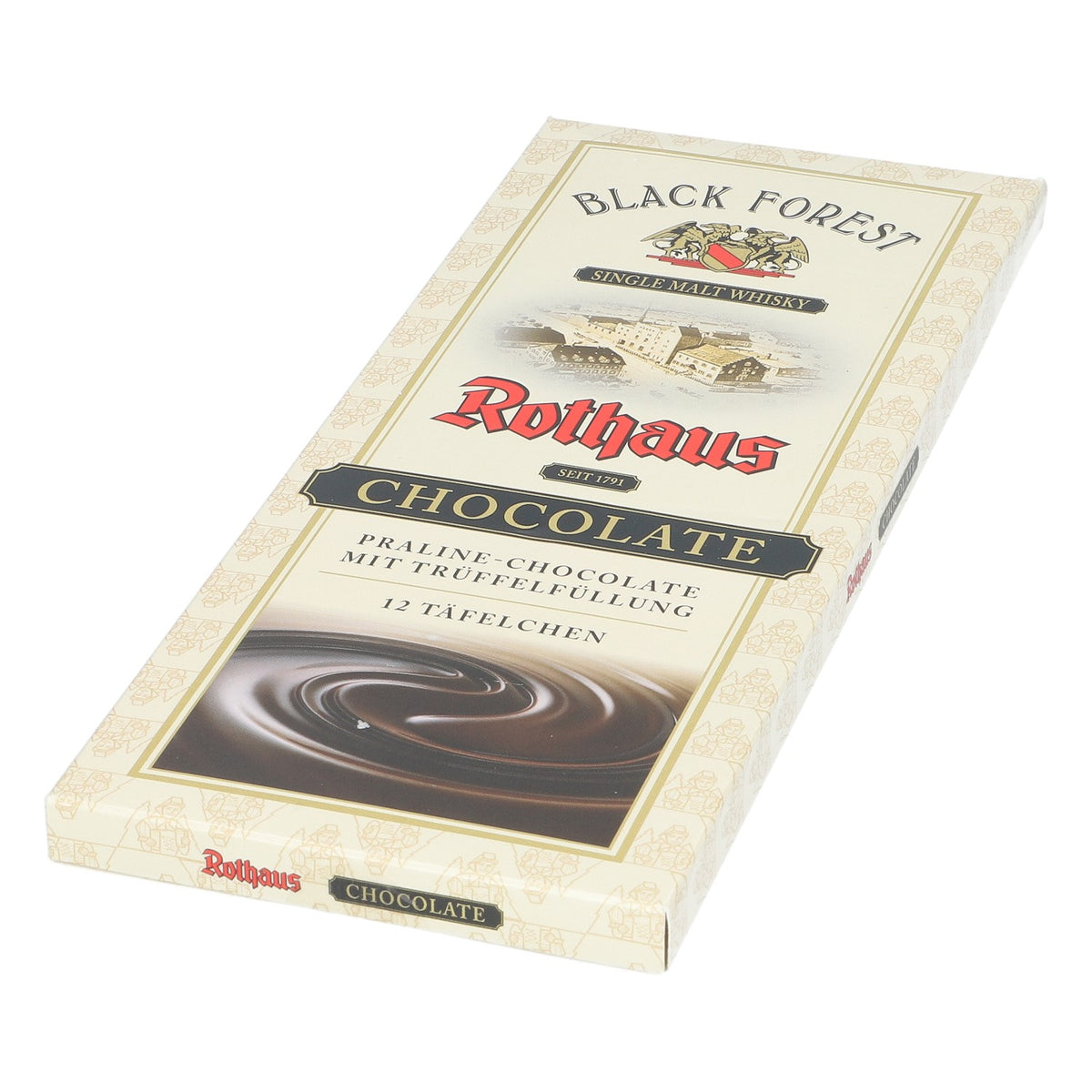 Black Forest Rothaus Whisky Schokolade Chocolate 100g Zartbitter 1,5%vol. alc. – Ansicht 3