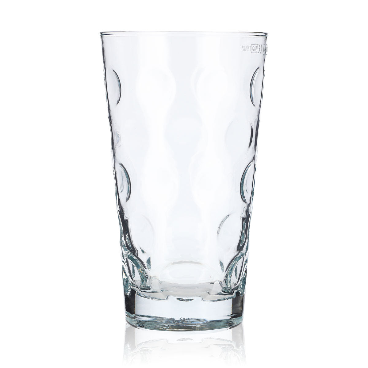 Böckling Dubbe Glas Becher 0,5l Relief Schoppe