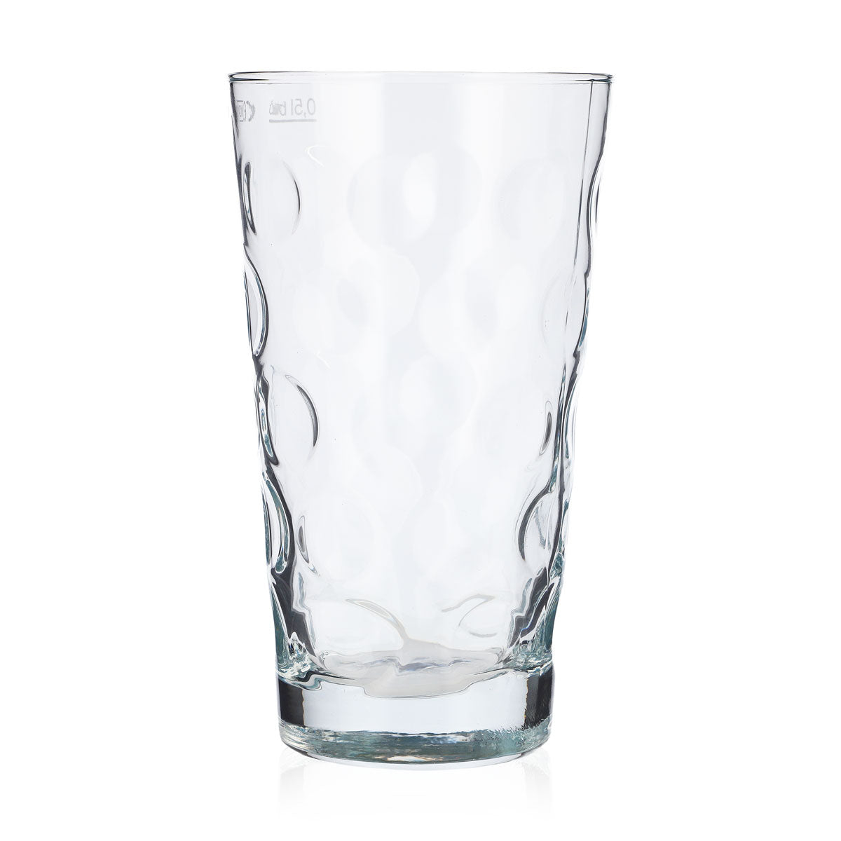 Böckling Dubbe Glas Becher 0,5l Relief Schoppe – Ansicht 3
