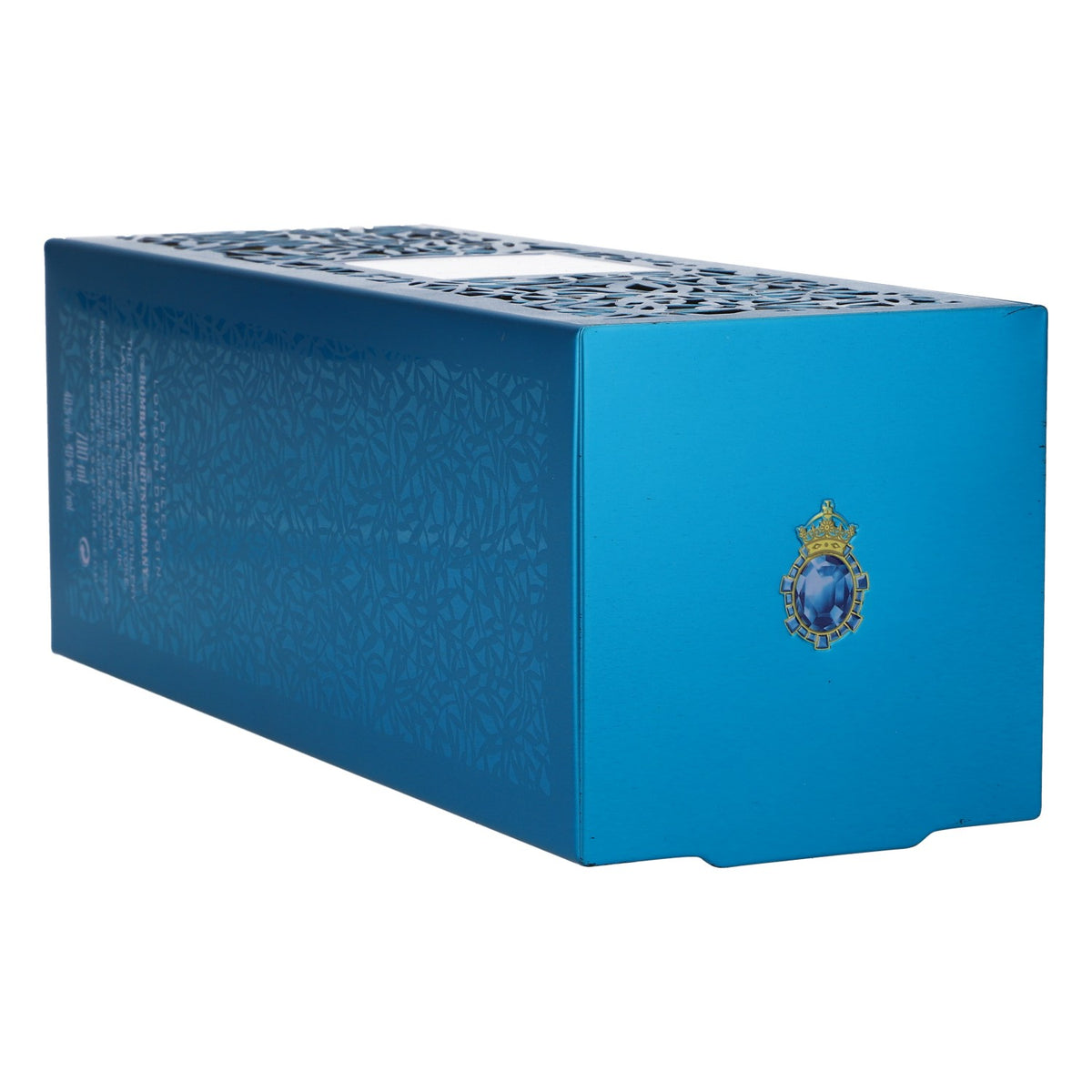 Bombay Sapphire Gin Flaschenbox Blechdose Küchendeko 700ml blau – Ansicht 5