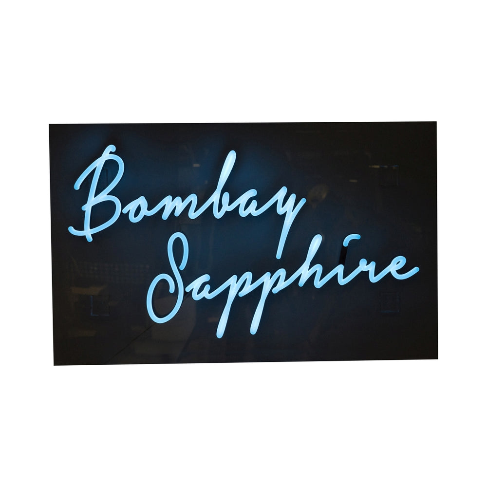 Bombay Sapphire Gin Leuchtreklame Neon Sign LED Schild