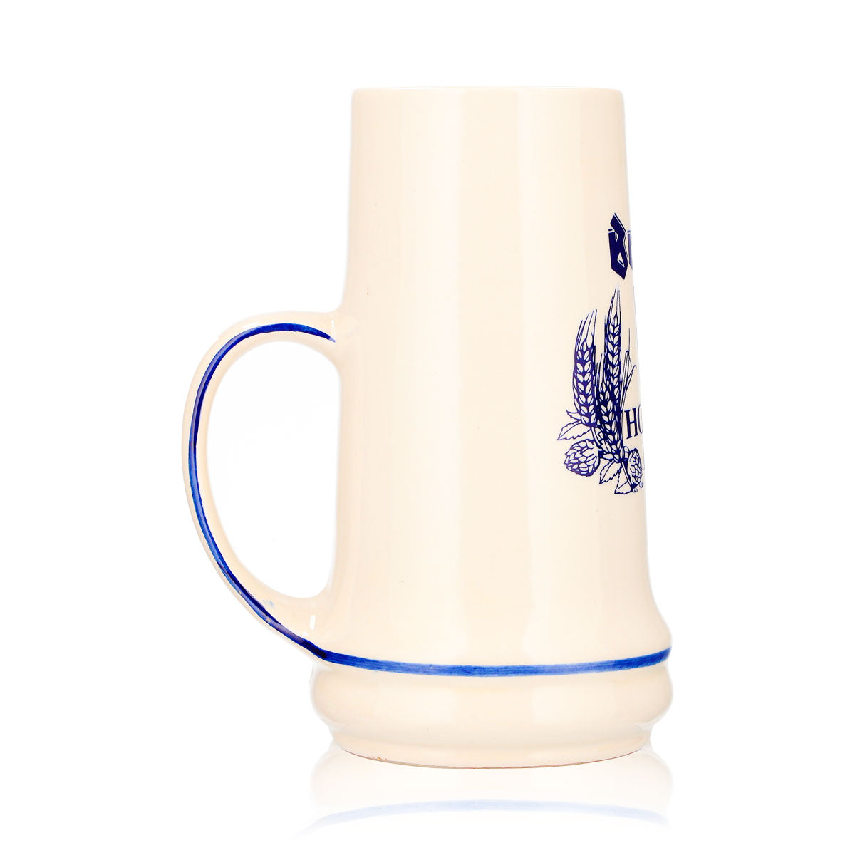 Brand Bier Glas Tonkrug 0,55l Bierseidel Holland Royally Refreshing Keramik – Ansicht 4