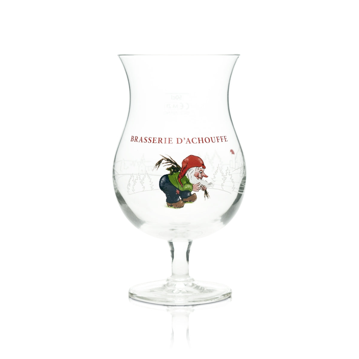 6x Brasserie D'Achouffe Bier Glas 0,5l Pokal Pint Craftbeer Zwerg Belgien Gläser – Ansicht 2
