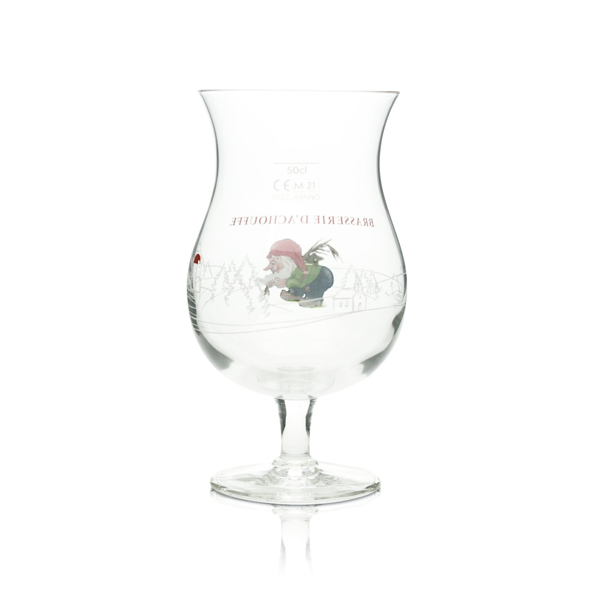 Brasserie D'Achouffe Bier Glas 0,5l Pokal Pint Craftbeer Zwerg Belgien Gläser – Ansicht 2