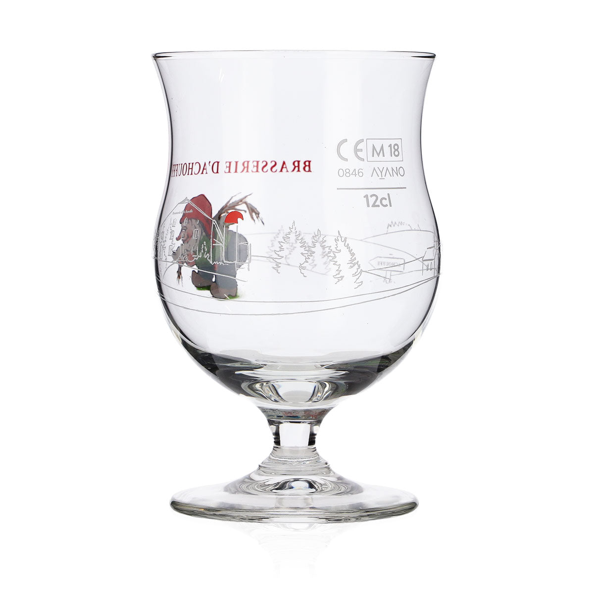 6x Brasserie D'Achouffe Bier Glas Tastingglas Empfangsglas 0,12l Pokal "Zwerg" – Ansicht 5